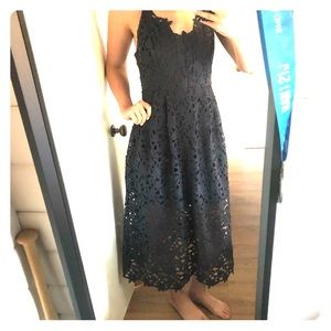 ASTR Navy “Lace” Dress - Sz M (fits like small)
